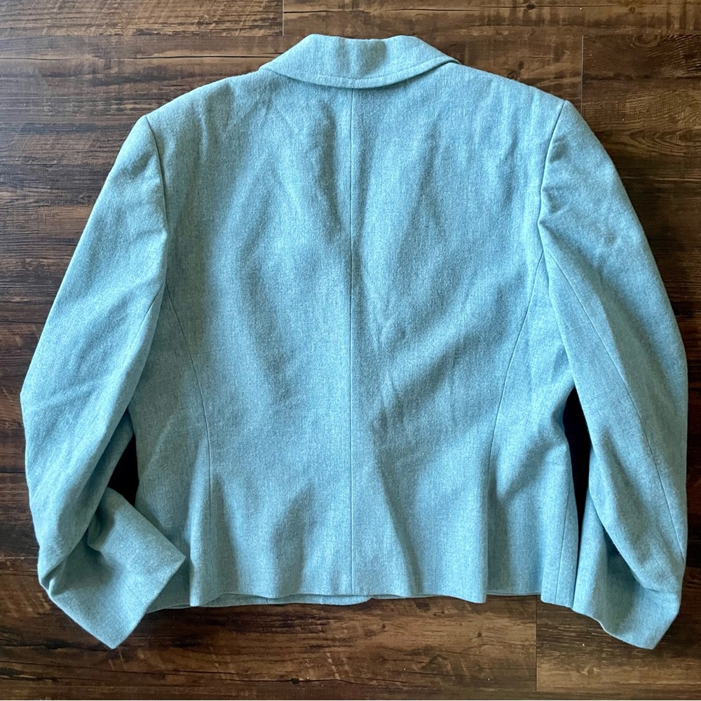 Pendleton Wool Boxy Oversized Robins Egg Blue Sky… - image 6